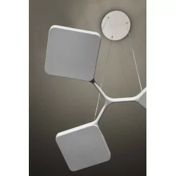 MA&DE QUAD P3 8116, 8117 pendant white, black LED 42W