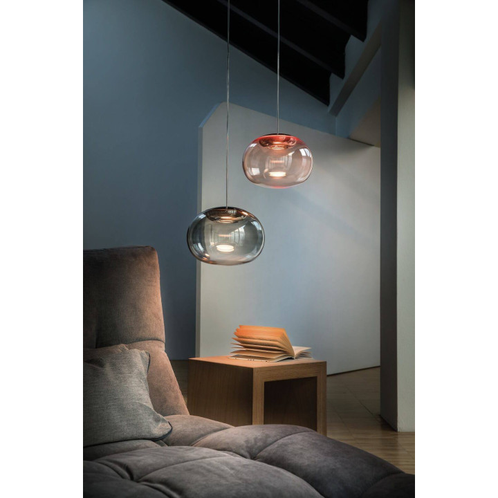 STILNOVO LA MARIEE 8624, 8625, 8626, 8627 glass LED pendant lamp 9W