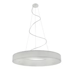 STILNOVO SATURN 7650, 7652 large white LED pendant 75cm or 115cm DALI