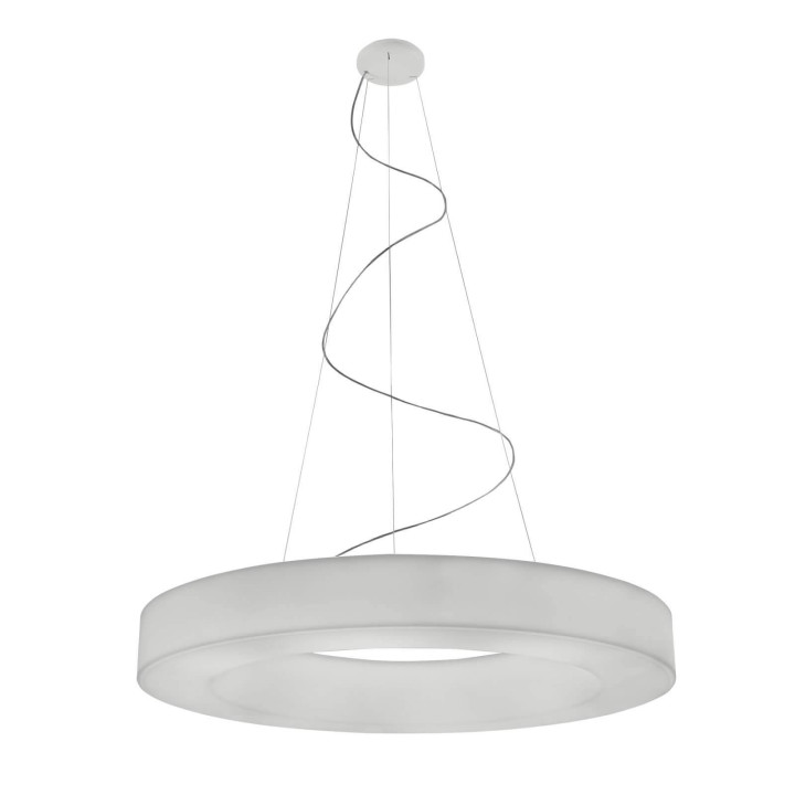 STILNOVO SATURN 7650, 7652 duża biała wisząca LED 75cm, 115cm DALI