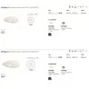 MR MAGOO 8136, 8138 ceiling LED 52cm-76cm Phase-cut 2700-3000K