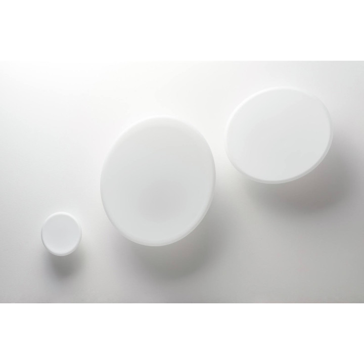 STILNOVO DYNAMIC 7785, 7786, 7787 LED ceiling, wall IP44, white glass