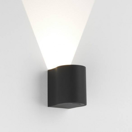 ASTRO DUNBAR 100 aluminum black single-sided LED wall lamp