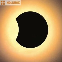 HOLDBOX RODI MOON wall light white, black