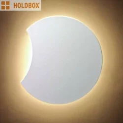 HOLDBOX RODI MOON kinkiet LED biały, czarny