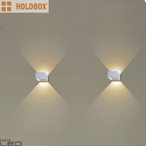 HOLDBOX TODI kinkiet LED biały, czarny, czarno-złoty