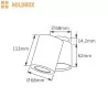 HOLDBOX BARI 1 ceiling lamp GU10