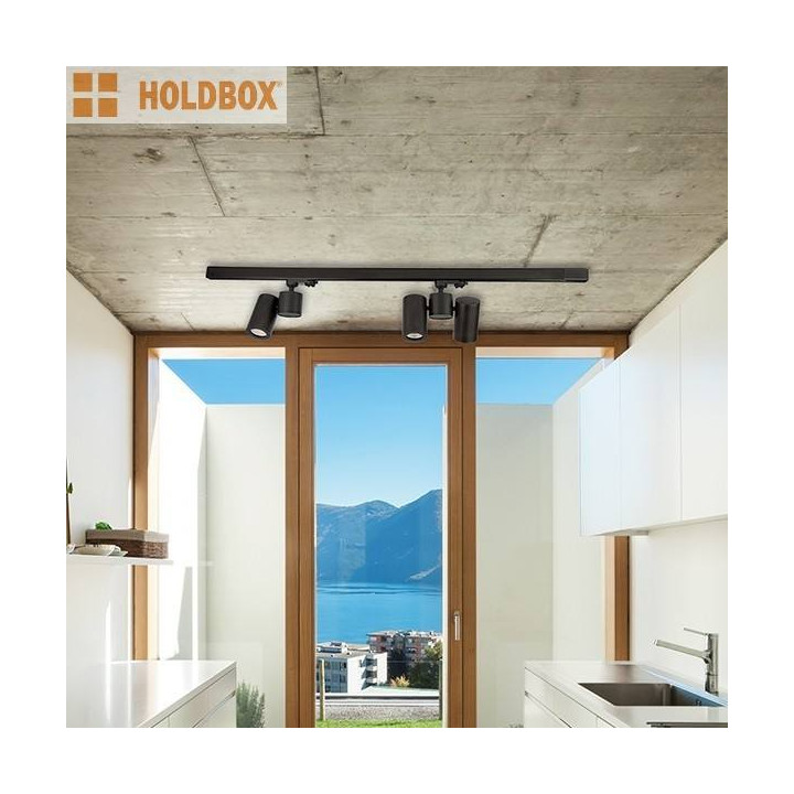 HOLDBOX BARI 1 GU10 track system rail 3F