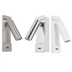 LEDS-C4 LIRE 05-6024 wall light LED chrome, white, nickel