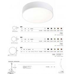 LEDS-C4 CAPRICE 15-619 plafon LED 24cm, 33cm, 52cm