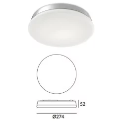 LEDS-C4 CIRCLE 15-6429-21-F9 ceiling bathroom LED lamp