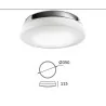 LEDS-C4 DEC 15-4370-21-F9 ceiling bathroom lamp IP44