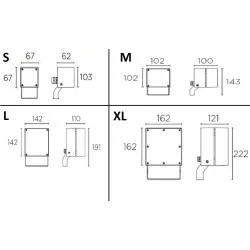 LEDS-C4 CUBE outdoor LED 3000K, 4000K