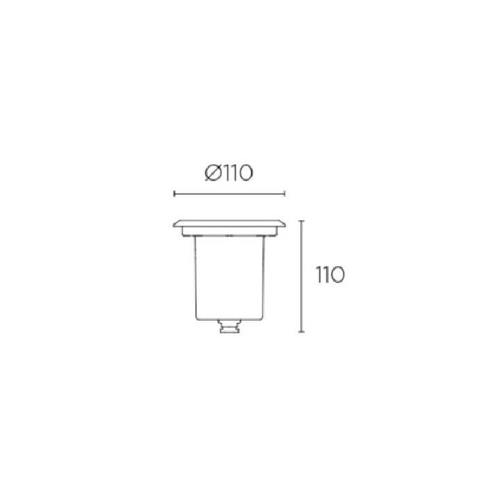 LEDS-C4 AQUA Recessed AISI 316 55-9245-CA-37