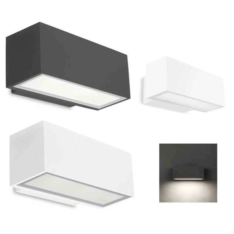 LEDS-C4 Afrodita LED kinkiet 8x1W jasno szary