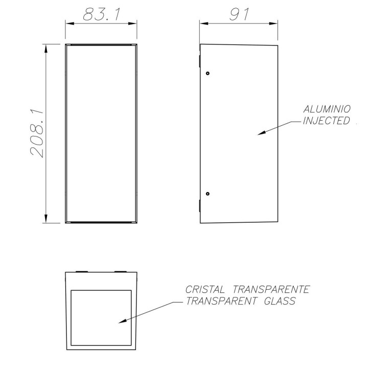 LEDS-C4 Afrodita 05-9919 kinkiet IP65 2xGU10
