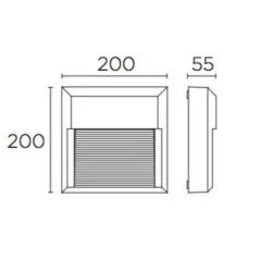 LEDS-C4 KOSSEL 05-E012-14-CM natynkowa IP65