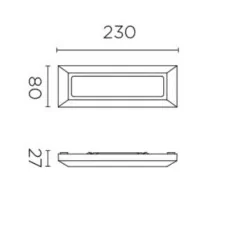 LEDS-C4 KOSSEL DIRECT 05-9779-34-CL/CM natynkowa IP65