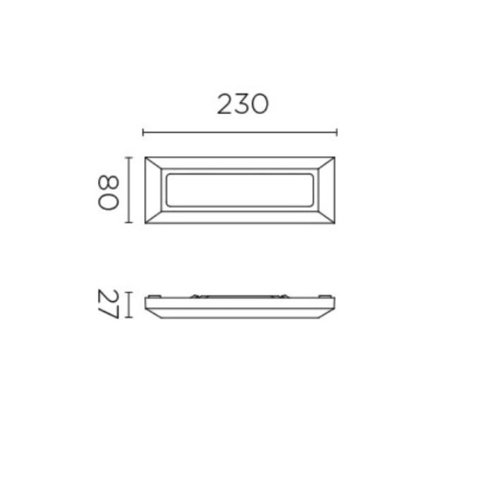 LEDS-C4 KOSSEL DIRECT 05-9779-34-CL/CM natynkowa IP65