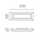 LEDS-C4 KOSSEL DIRECT 05-9779-34-CL/CM natynkowa IP65