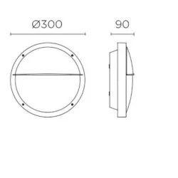 LEDS-C4 Opal 05-9677-14-CL/CM surface LED IP65