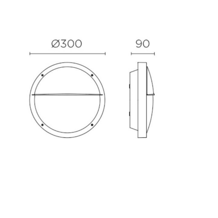 LEDS-C4 Opal 05-9677-14-CL/CM oprawa natynkowa LED