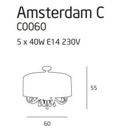 Maxlight AMSTERDAM C0059, C0060 Plafon