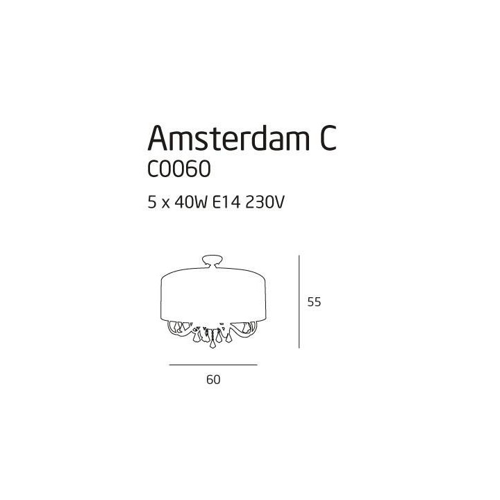 Maxlight AMSTERDAM C0059, C0060 Plafon
