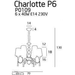 Maxlight CHARLOTTE P0109, P0110 Hanging lamp M, L