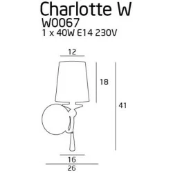 Maxlight CHARLOTTE W0067 Wall lamp