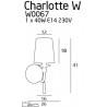 Maxlight CHARLOTTE W0067 Wall lamp