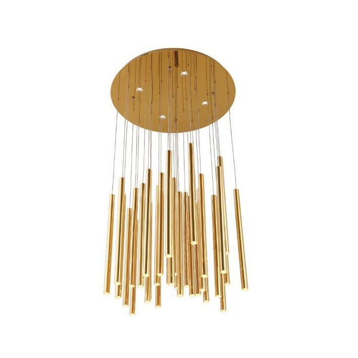 Maxlight ORGANIC COPPER LED 33x1W + 4x3W P0172, P0174 miedź, chrom
