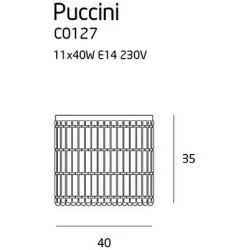 MAXlight PUCCINI C0127, C0128, C0129 Plafon