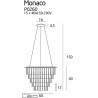 MAXlight MONACO P0259, P0260 Suspension lamp