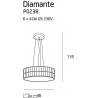 MAXlight DIAMANTE P0236, P0238 Suspension lamp