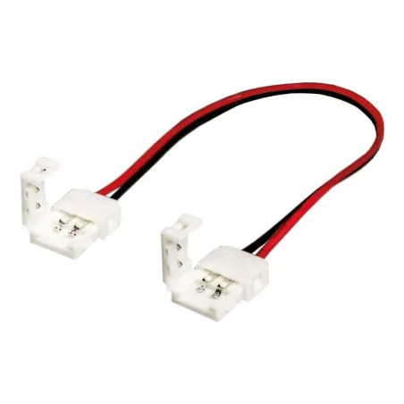 Konektor do taśm LED jednokolorowych 10mm podwójny z kablem Konektor do taśm LED jednokolorowych 10mm podwójny z kablem