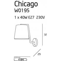 MAXlight CHICAGO W193, W194, W195 Wall lamp