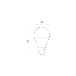 Bulb LED E27 18W white warm, natural, cold