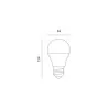 Bulb LED E27 18W white warm, natural, cold