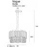 Maxlight VOGUE P0284 Hanging lamp