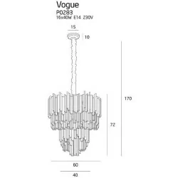 Maxlight VOGUE P0283 Hanging lamp