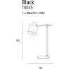 Maxlight BLACK T0025 Desk lamp