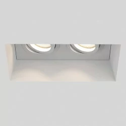 ASTRO Blanco Adjustable Twin 1253006 downlight plaster finish