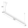 CLEONI IMA Hanging lamp 18W, 27W, 36W