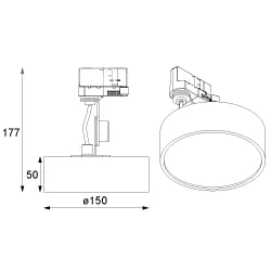 CLEONI DOT T140 / ST Rail fixture