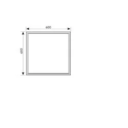 Square panel IP65 NEPTUN LED 40W light white neutral 4000K