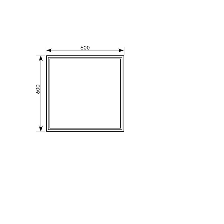 Square panel IP65 NEPTUN LED 40W light white neutral 4000K