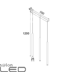 CLEONI NER T169/ZPD3 Hanging lamp