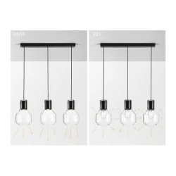 AQFORM MODERN GLASS Barrel E27suspended 50475