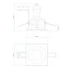 ASTRO MINIMA SQUARE white IP65 for indoor use